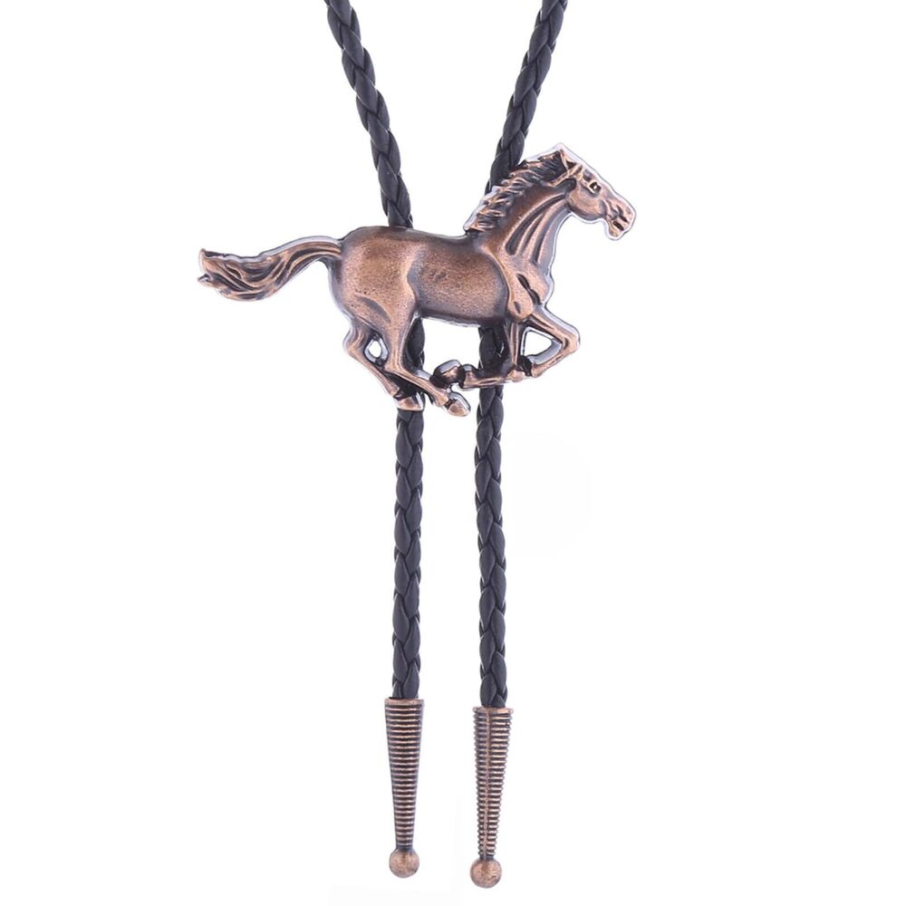 7321 Cowboy Western Bolo Tie Horse Rodeo Charm Bolo Tie Western Cowboy